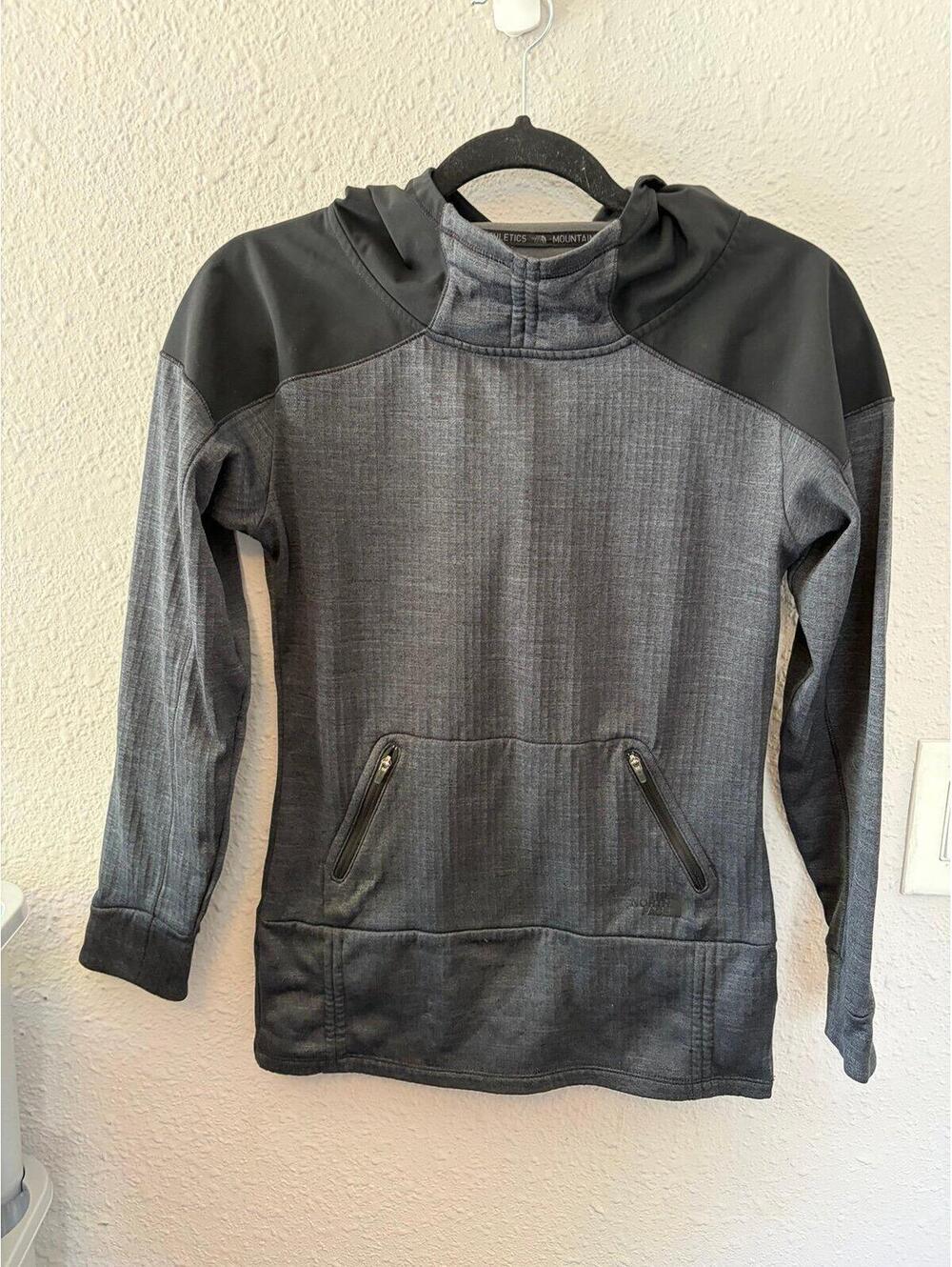 The North Face grey hoodie size XS women's